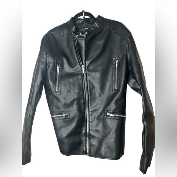 Zara Man Leather Jacket XL - Picture 1 of 7